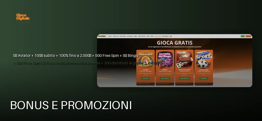 Gioco Digitale promotional banner