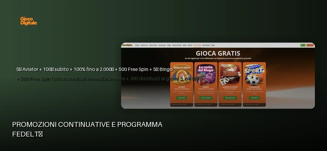 Gioco Digitale promotional banner